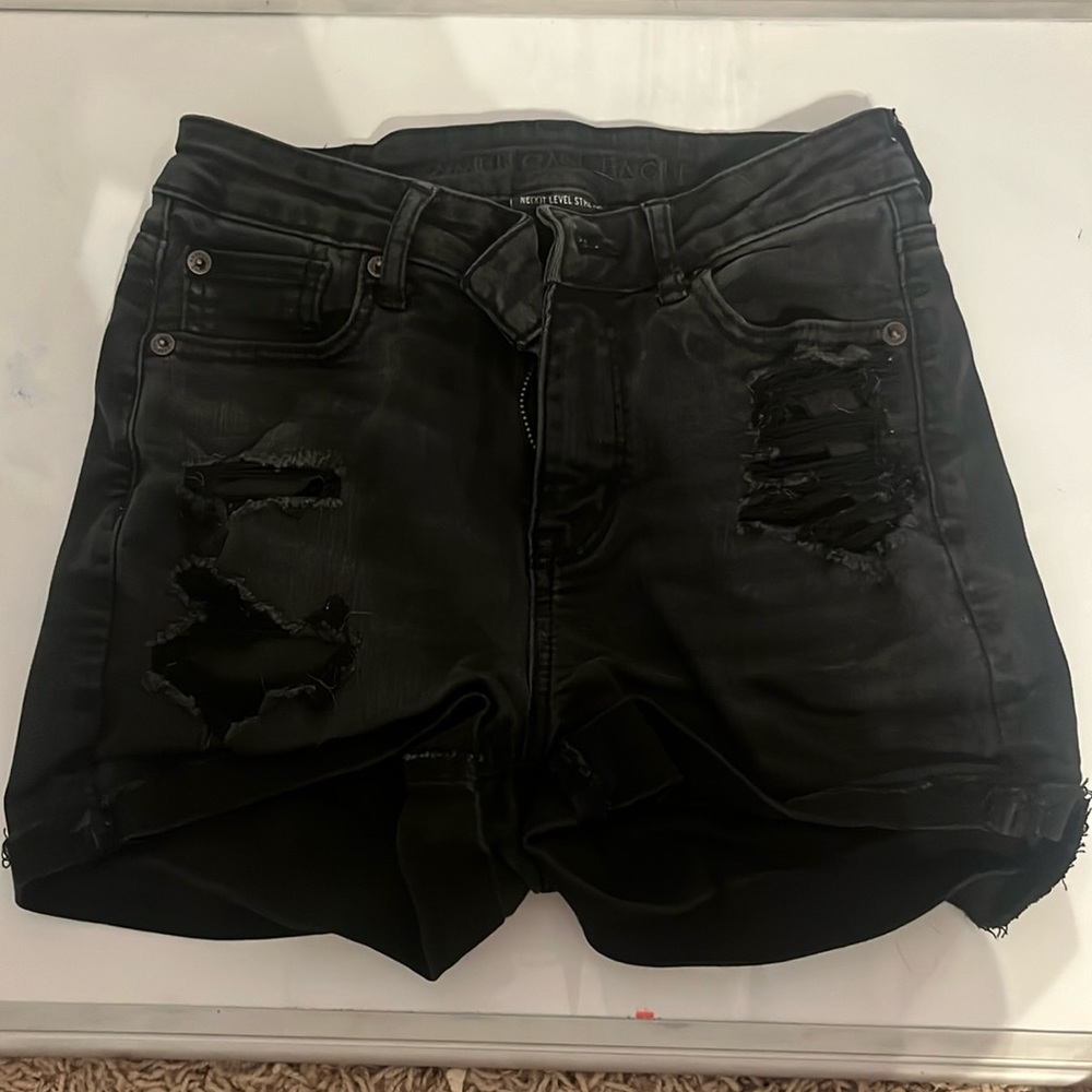 Black Jean shorts!
